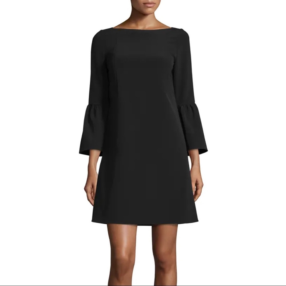 Lafayette 148 Marisa Bell-Sleeve Shift Dress Size 2